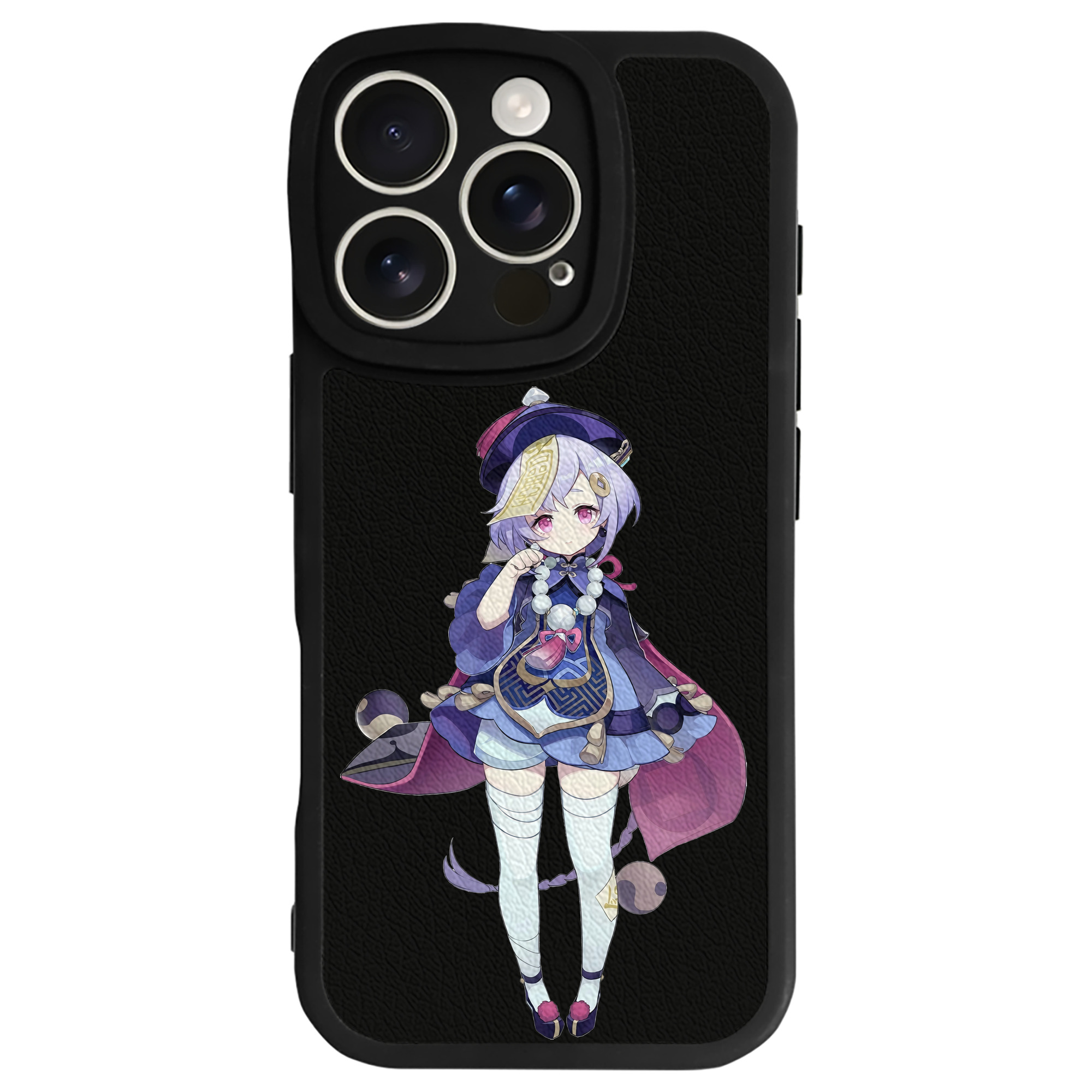 げんし神 七七 なな  genshin Nana 【iPhone 16シリーズ対応】シリコンスマホケース（レザー調） 材質：シリコン